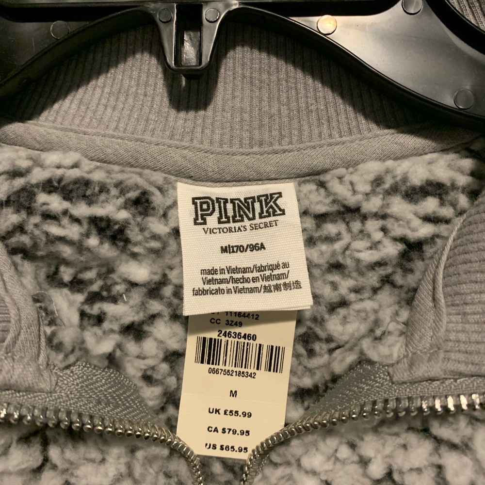 PINK Sherpa Pullover